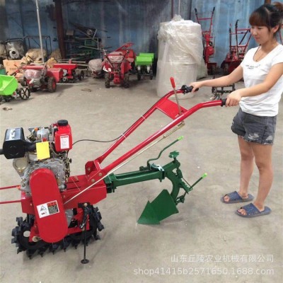 独轮小型链轨履带微耕机开沟耕地除草犁地翻土机农用茶园微耕机价图5