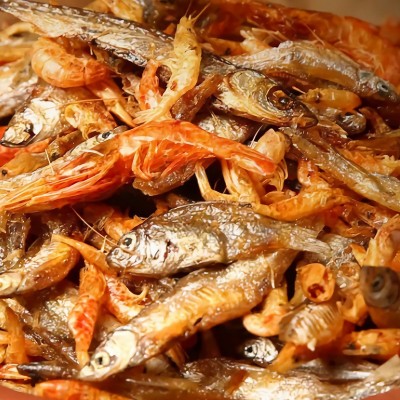 烟熏鱼仔火焙虾虾米小鱼小虾干货混合装火焙鱼东公鱼批发500g代发图5