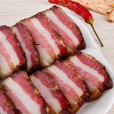 厂家直供散装柴火烟熏五花腊肉 农家土猪腊五花肉 湖南特产批发
