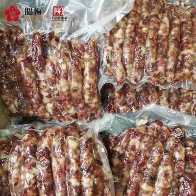 腊梅香肠腊肠面馆酒店食堂餐馆饭店餐饮大排档5斤装南京香肠批发图4