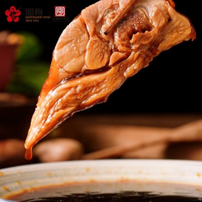 腊梅南京脆皮烤鸭整只江苏老字号特产正宗美食真空带卤汁卤味熟食图2