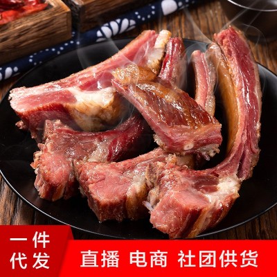贵州特产农家柴火烟熏土猪腊排骨腊肉非湖南腊味腊排500g一件代发图4