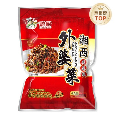抖音同款聪厨湘西外婆菜250g袋装外卖预制菜半成品下饭菜商用食材图5