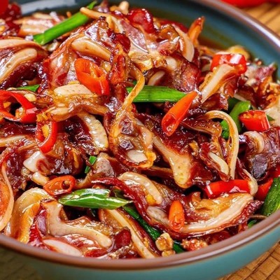 烟熏腊脆骨120g湖南特产免切猪脆骨下饭下酒菜农家特色小炒菜商用图4