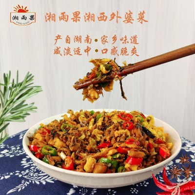 湘雨果湘西外婆菜整箱批发湖南特产酒店食材下饭菜咸菜酱菜厂家图4