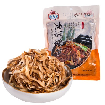 湖南湘味湘雨果油焖烟笋炒腊肉湖南农家土特产干锅竹笋干300g *25图3