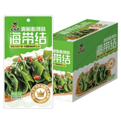 米斯巴休闲零食开袋即食海带结藻类蔬食海带素食开袋即食凉拌菜图2