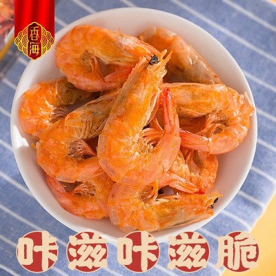 香海食品 即食烤脆脆虾干 孕妇解馋零食 怀孕期夜宵 营养小吃食品图2