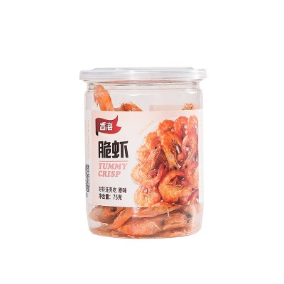 香海食品 即食烤脆脆虾干 孕妇解馋零食 怀孕期夜宵 营养小吃食品