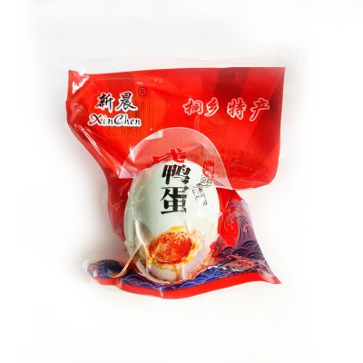 【50g】新晨多油咸鸭蛋 桐乡特产厂家整箱批发 起沙流油开袋即图4