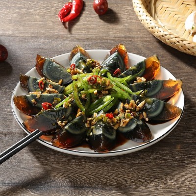 微山湖松花蛋糖心松花皮蛋整箱即食流心工厂现发鸭变蛋鸭蛋咸溏心图2