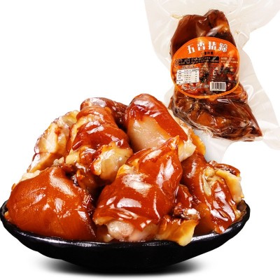 【厂家直销】凤起 五香猪蹄约400g 山东特产卤味熟食批发一件代发图5