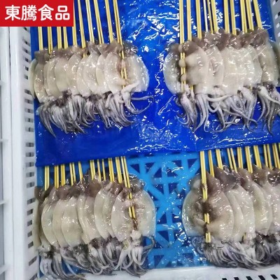 批发烧烤用150克鱿鱼板海鲜串 铁板大鱿鱼串商用家用冷冻半成品图5