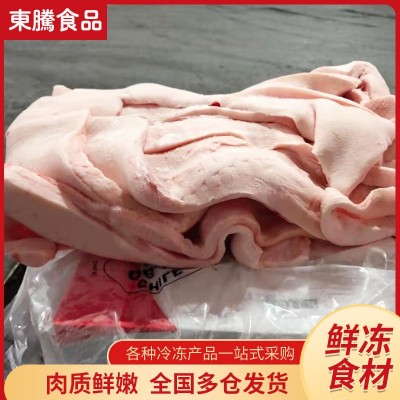 生鲜冷冻整块猪背膘 酒店熬油炒菜用冷冻猪背膘 批发食用肥膘猪油图5