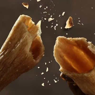 源头工厂散货6kg原味 鹿茸菇脆 椒盐味15g大包食用菌脆果蔬脆片脆图3