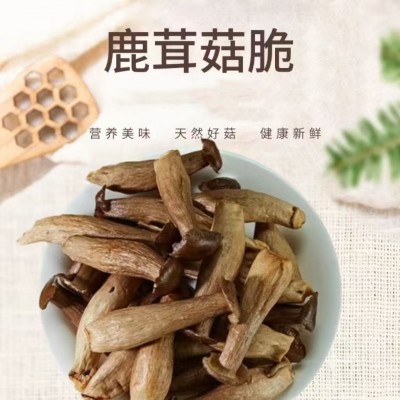 源头工厂散货6kg原味 鹿茸菇脆 椒盐味15g大包食用菌脆果蔬脆片脆图5