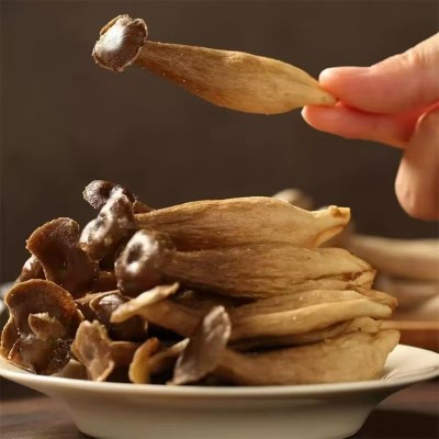 源头工厂散货6kg原味 鹿茸菇脆 椒盐味15g大包食用菌脆果蔬脆片脆图4