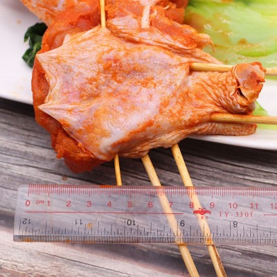 过师傅烧烤鸡腿串蝴蝶腿串调理大鸡腿油炸烤串食材10串烧烤大鸡腿图3
