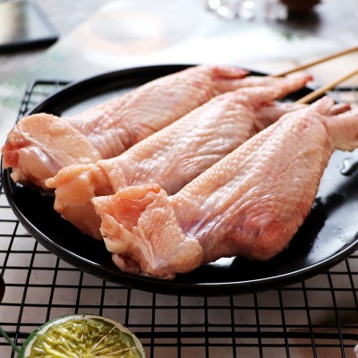 一心一串烧烤原味全翅串无腌制冷冻鸡翅肉串商用烧烤冷冻食材10串图3