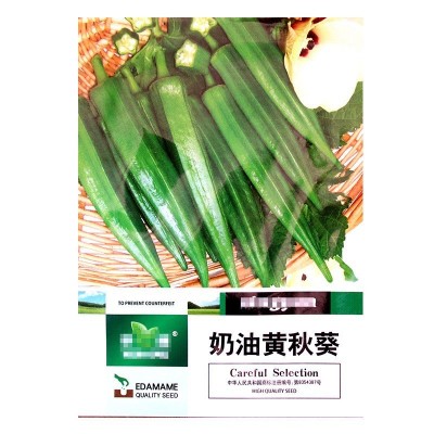 奶油秋葵种子 农田菜地农户种植味道鲜美口感爽滑黄秋葵籽图2