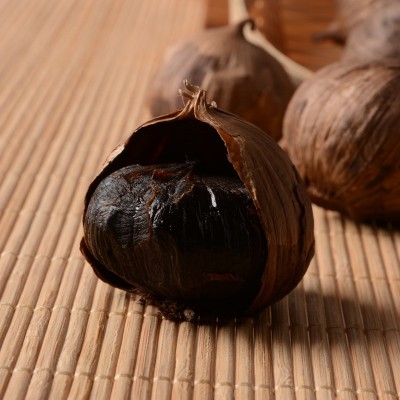 山东金乡发酵黑蒜头裂皮皱皮黑大蒜500g 包邮实惠装图2