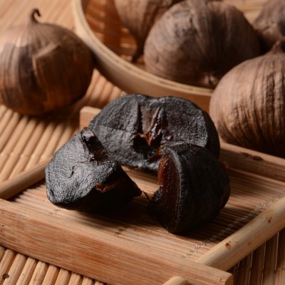 山东金乡发酵黑蒜头裂皮皱皮黑大蒜500g 包邮实惠装图3