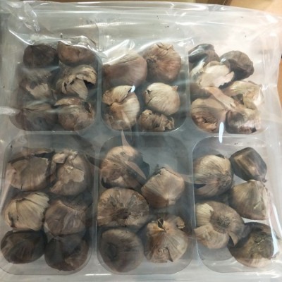 山东金乡发酵黑蒜头裂皮皱皮黑大蒜500g 包邮实惠装图5