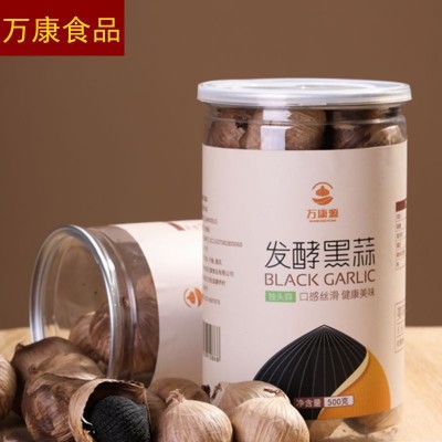 源头厂家独头黑蒜500克桶装山东万康源精品现货特产批发图5