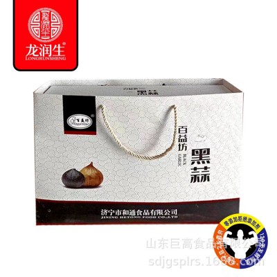 厂家直供龙润生独头黑蒜山东特产多瓣黑大蒜优选独头罐装礼品礼盒图4