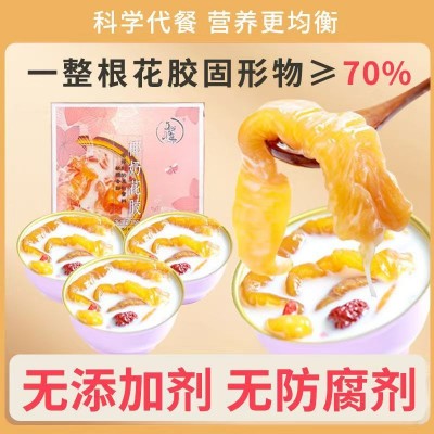 润养集即食花胶礼盒滋补品白花胶奶冻红枣鱼胶银耳滋补椰香清真图3