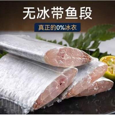 带鱼段中段捕刀鱼海鲜海渤冷冻水产整条山东野生鲅鱼深海鱼海捕图3