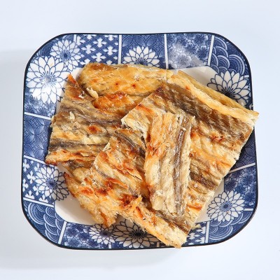 炭烤鳗鱼片孕妇儿童零食鳗鱼干海鲜即食小吃网红烤鱼片批发图2