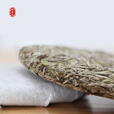 福建陈年白毫银针饼2015年福建白茶量350g全芽头银针饼茶叶代发图2