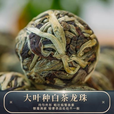 云南 普洱景谷秧塔古树白茶月光白单芽白毫银针 龙珠七子饼茶散茶图3
