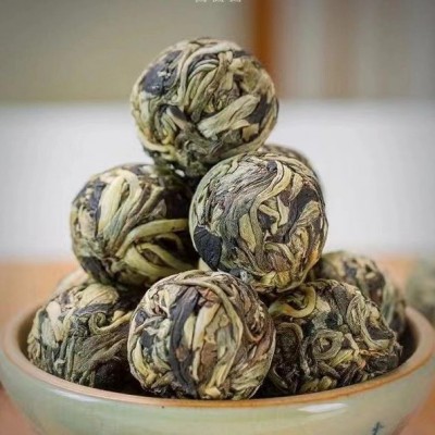 云南 普洱景谷秧塔古树白茶月光白单芽白毫银针 龙珠七子饼茶散茶图4