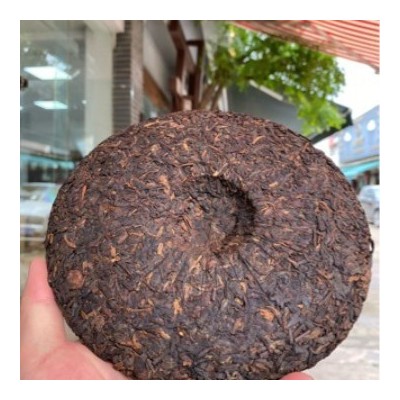 批发云南七子饼普洱茶2015年临沧忙肺古树熟茶357克饼茶陈香醇厚图2