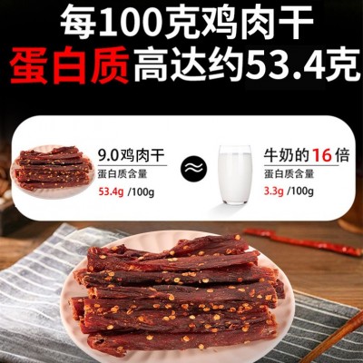 鸡肉干鸡胸肉干高蛋白健身低脂厂家批发一件代发网红休闲零食图3