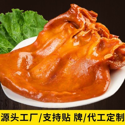 源头工厂猪耳朵熟食商用餐饮摆摊下酒卤味五香多规格定制代工贴牌图2