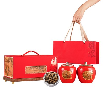 云南滇红红茶茶叶工夫红茶国风精品高端定制春节过年过节送礼礼物图4