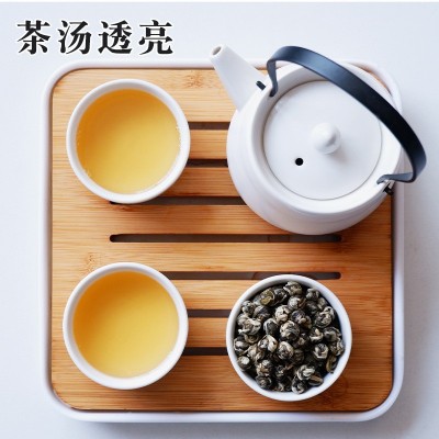 2025新茶茉莉花茶茉莉龙珠茶叶浓香6窨香珠大白毫龙珠散装茶500g图2