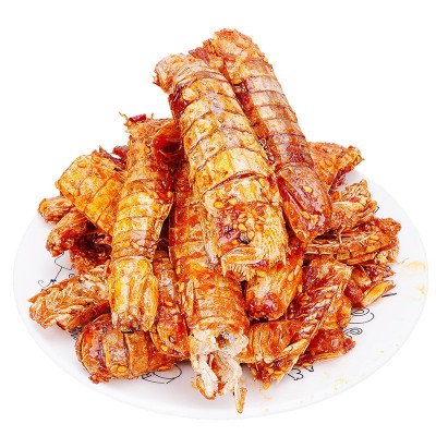 香辣虾即食皮皮虾脆虾休闲零食香酥虾海鲜干货干吃虾