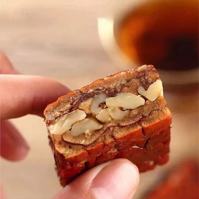 【严选】网红枣仁派批发代发500g 独立真空抱抱果大枣夹核桃仁派