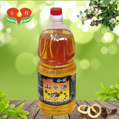山茶油 厂家直供初级压榨二级原香山食用茶油 1.8L食用植物油