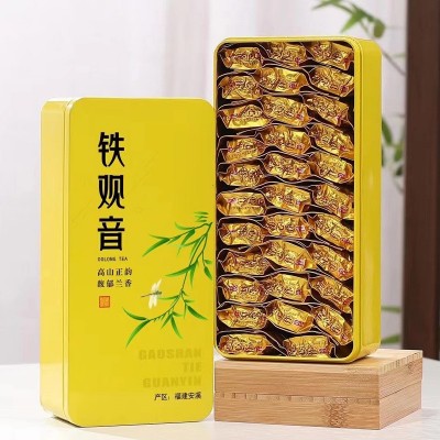 安溪铁观音新茶清香型兰花香秋茶正味茶叶礼盒装500g乌龙茶高山
