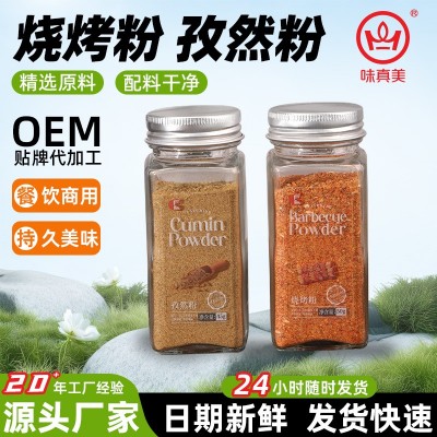 孜然粉烧烤粉微辣多口味夜市用烧烤粉家用烧烤撒料炸串调料小瓶装